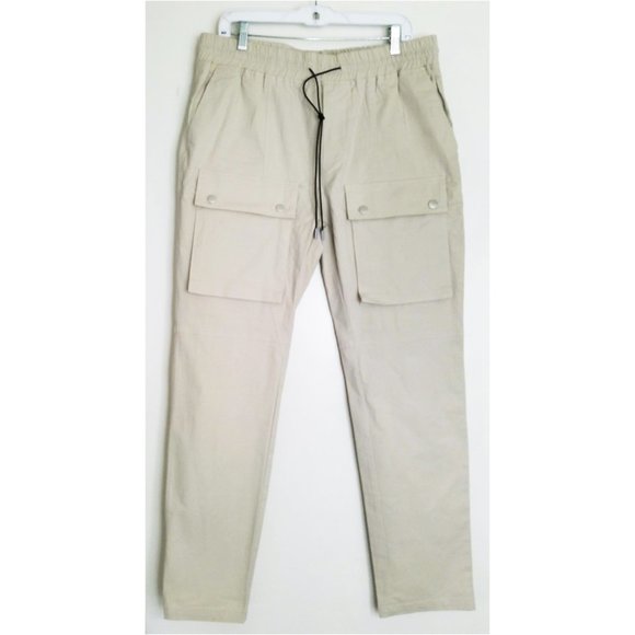 Club Paradise Mens Resort Cargo Pants Light Khaki 2XL - Picture 8 of 9